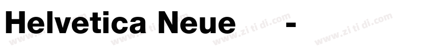 Helvetica Neue极简工业无字体转换 Helvetica Neue极简工业无字体转换